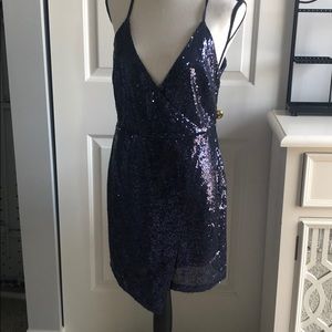 Mini Dress - Navy (Blue) - Medium